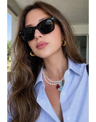 Ogi Küçük Unisex Siyah Güneş Gözlüğü