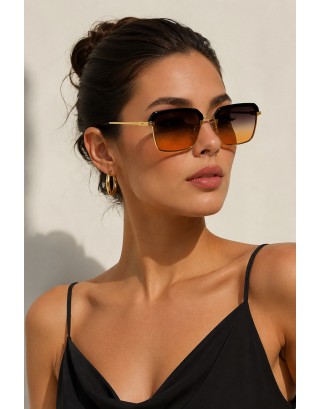 Louis Unisex Metallic Güneş Gözlüğü