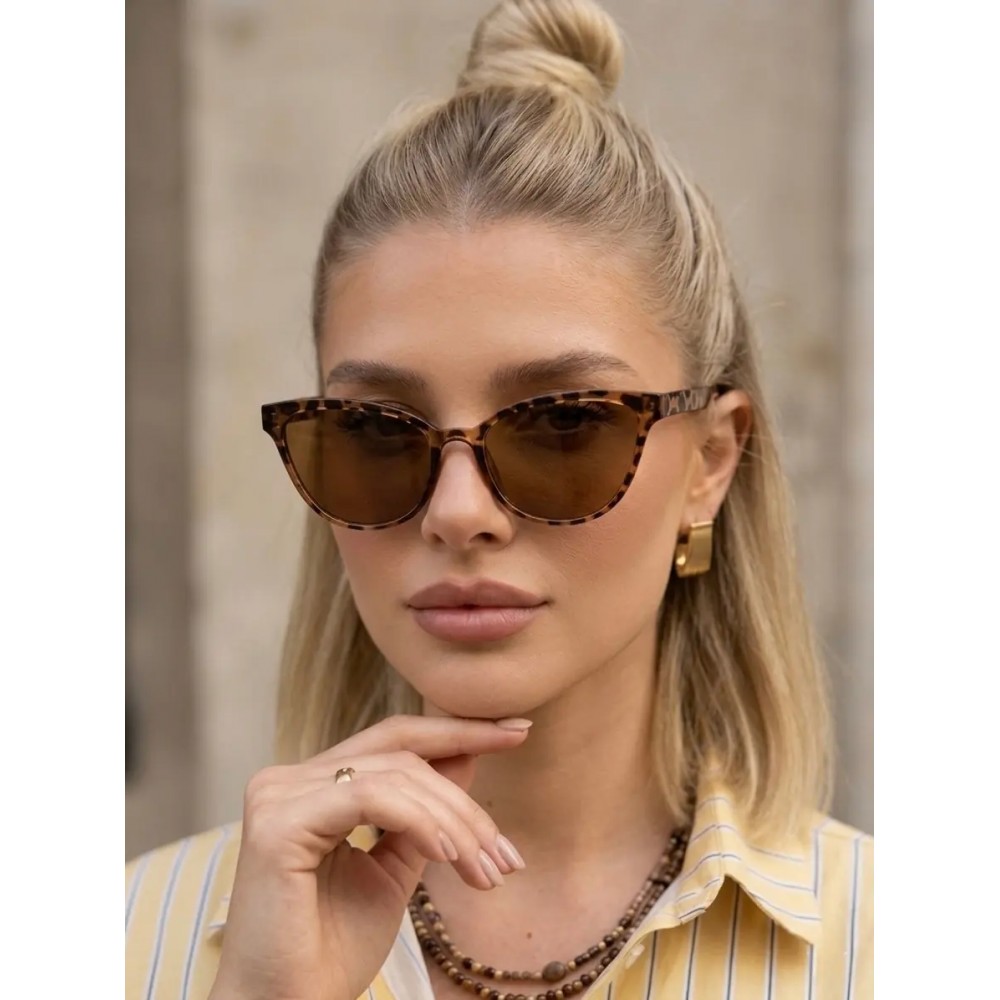 Melone Cat Eye Siyah Güneş Gözlüğü